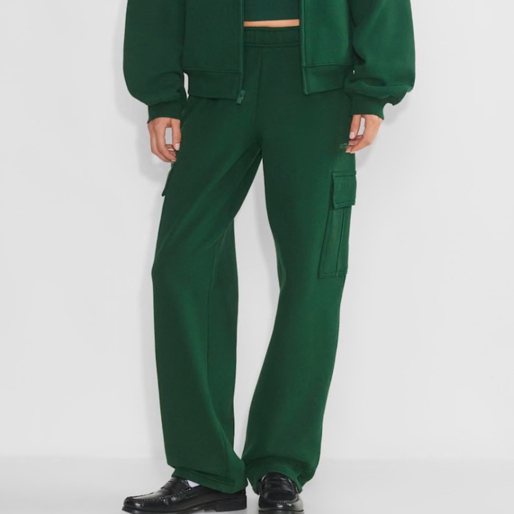 Aritzia color Stonepine green Cozy Fleece Mega Cargo™ Sweatpant 6230